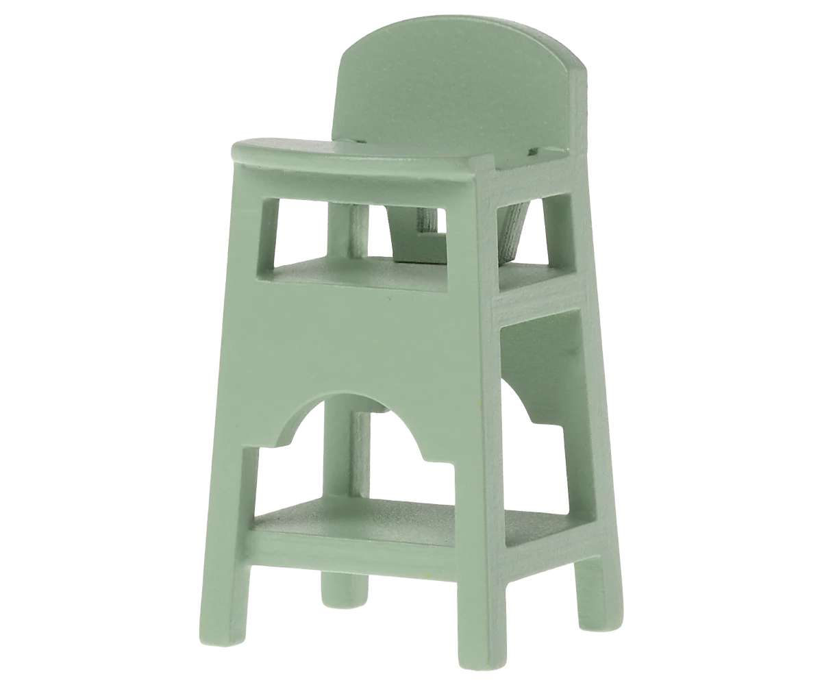 Maileg High Chair Mouse Mint 2024