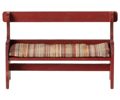 Maileg Bench Mouse - Red