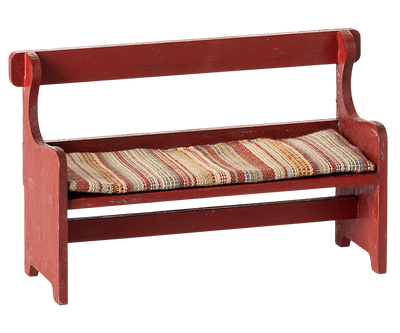 Maileg Bench Mouse - Red