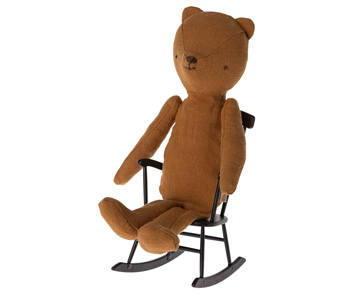 Maileg Rocking Chair Mini Anthracite