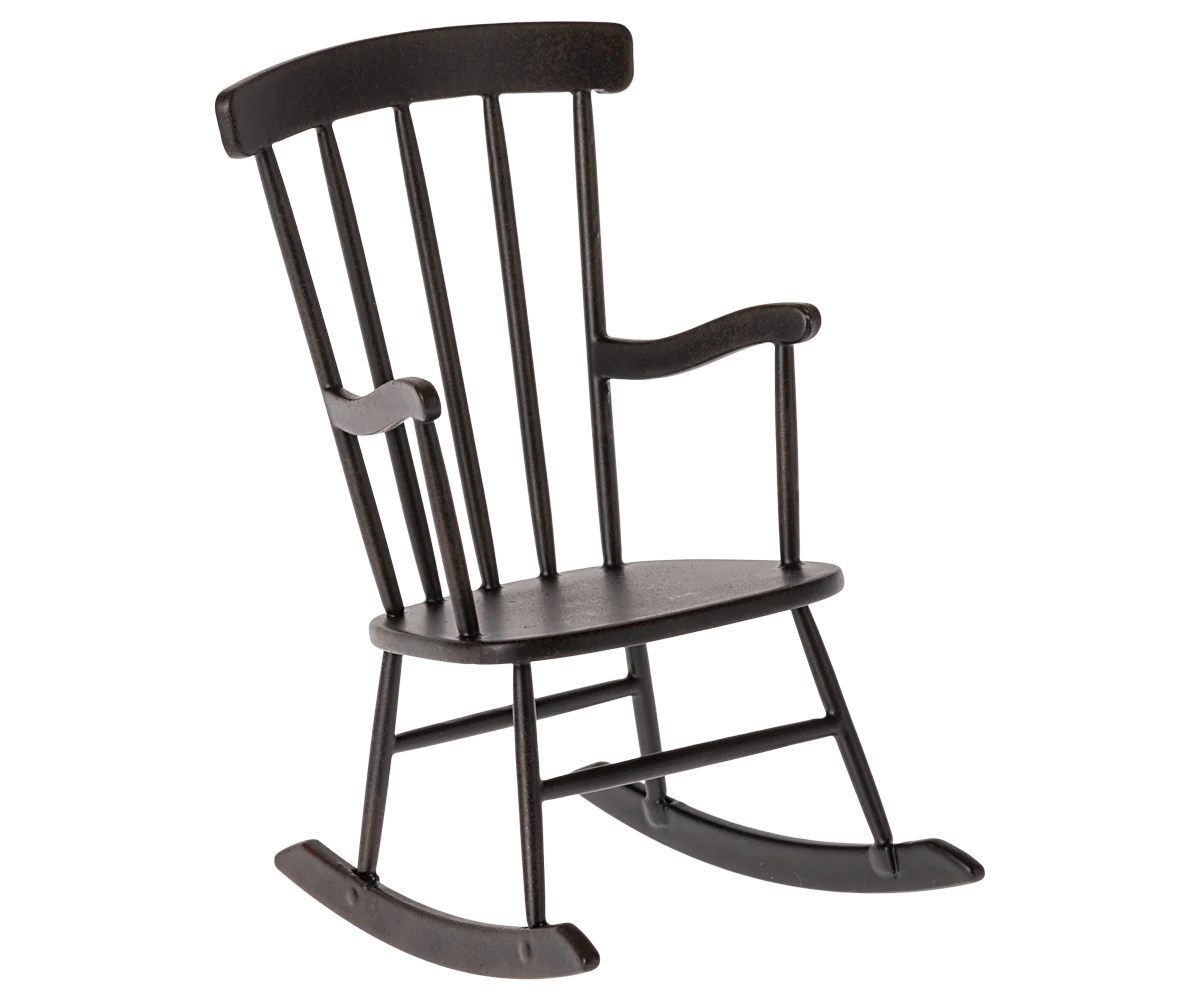 Maileg Rocking Chair Mini Anthracite