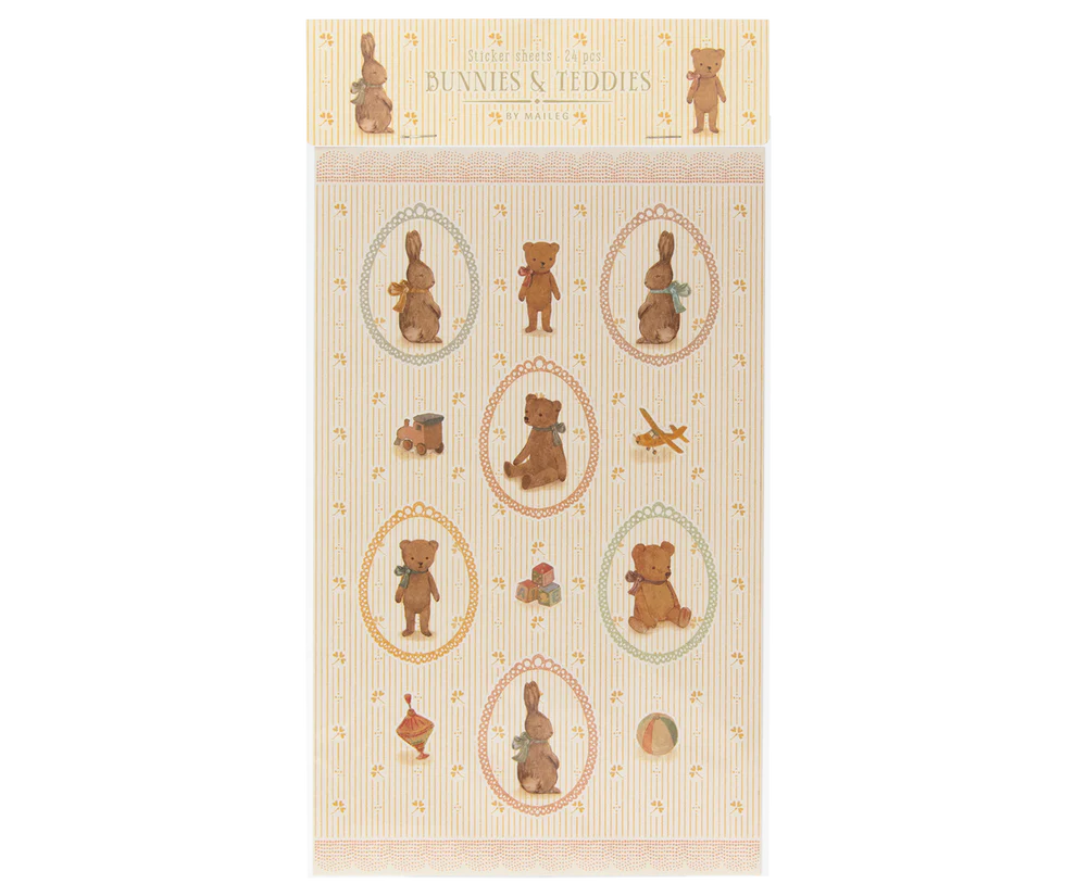 Maileg Sticker Sheet Bunnies & Teddies