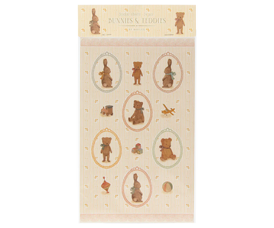 Maileg Sticker Sheet Bunnies & Teddies