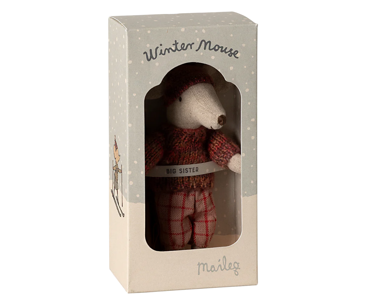 Maileg Winter Mouse Big Sister Ski Set 2024