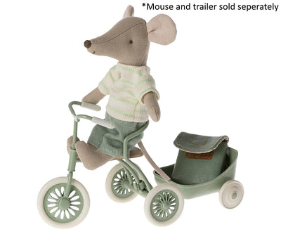 Maileg Abria Tricycle Mouse Green