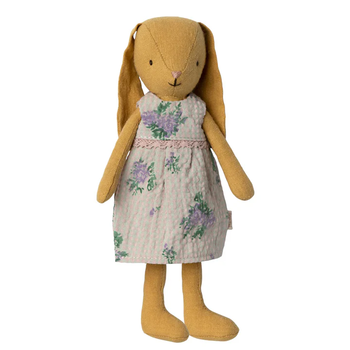 Maileg Bunny Size 1 Dusty Yellow Dress