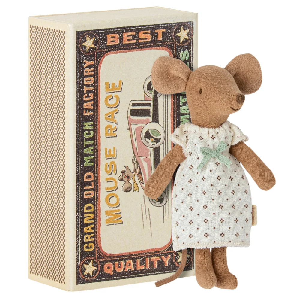 Maileg, Big Sister Mouse, Brown In Box