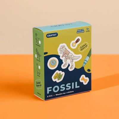 Crateit, Dinosaur Fossil, Wooden Toy