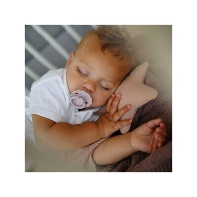 FRIGG 4-Pack Pacifiers - Round Latex - Sunset Bliss