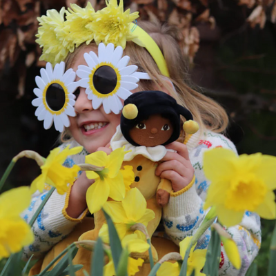 Dinky Dinkum Dolls - Billie Bumblebee - Yellow Pudgy Fingers
