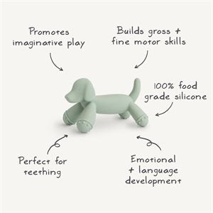 Mushie Figurine Teether - Lamb