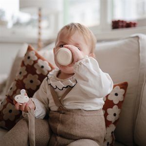 Mushie Silicone Starter Cup - Shifting Sand