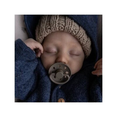 FRIGG 4-Pack Pacifiers - Round Silicone - Crystal Sparkle