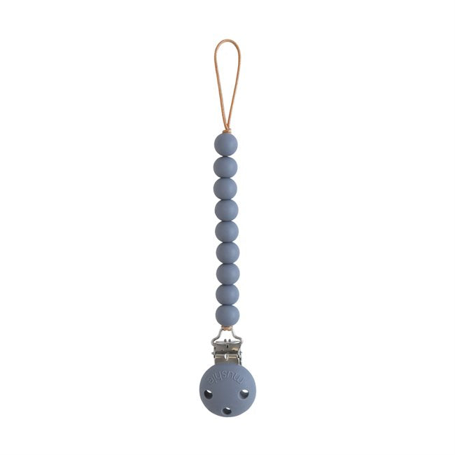 Mushie Silicone Pacifier Clip - Hera Tradewinds