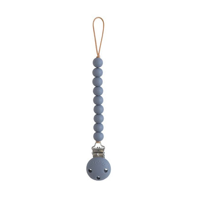Mushie Silicone Pacifier Clip - Hera Tradewinds