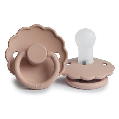 FRIGG Daisy Silicone Pacifier (Blush) - Pudgy Fingers
