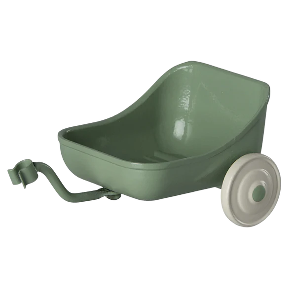 Maileg Tricycle Trailer Mouse Green