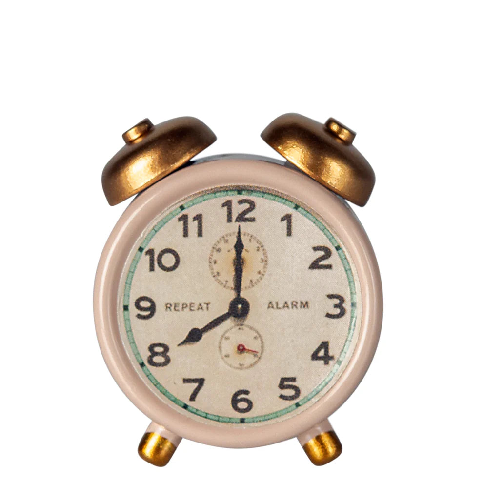 Maileg, Alarm Clock, Mouse, Powder
