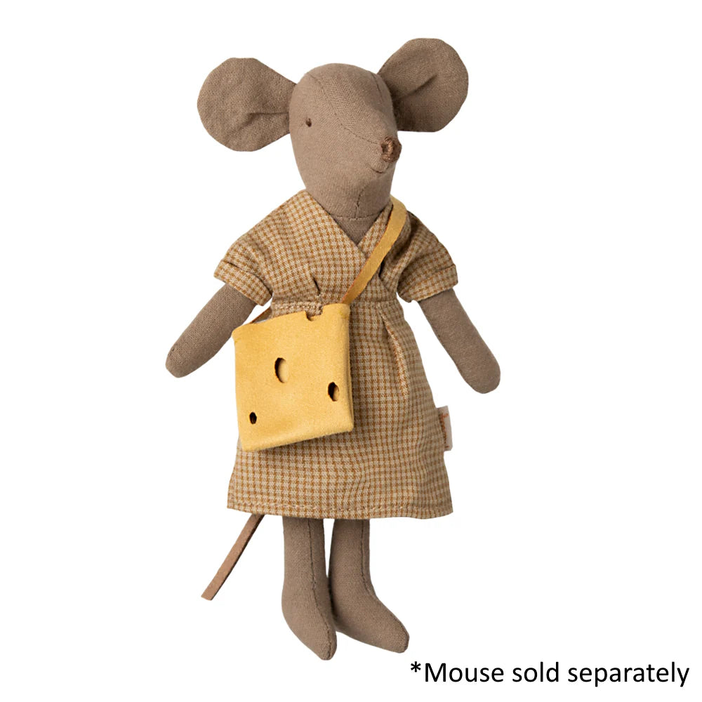 Maileg, Dress and Bag, Mum Mouse