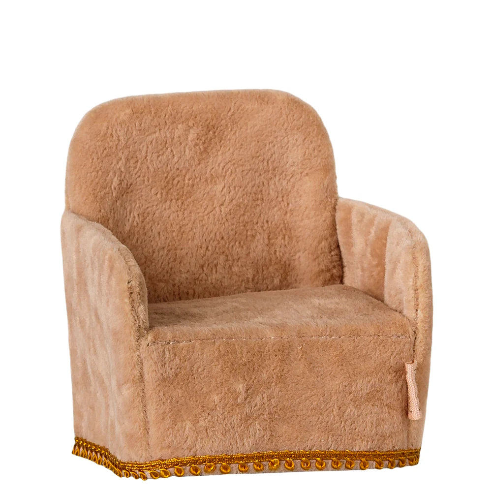 Maileg, Folding Chair, Mouse, Powder