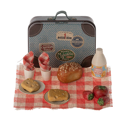 Maileg Picnic Set Mouse - Blue