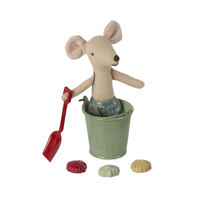 Maileg Beach Set Shovel Bucket & Shells