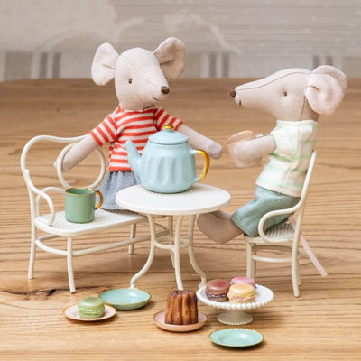 Maileg Cafe Set Mouse Small off-white