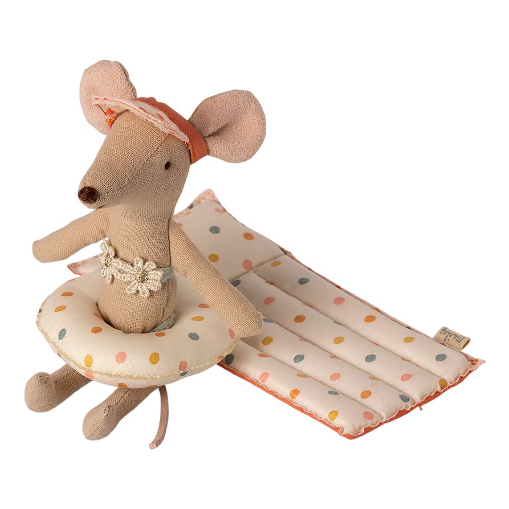 Maileg Mouse, Floatie Small, Multi Dot