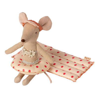 Maileg Mouse, Floatie Small, Red Dot