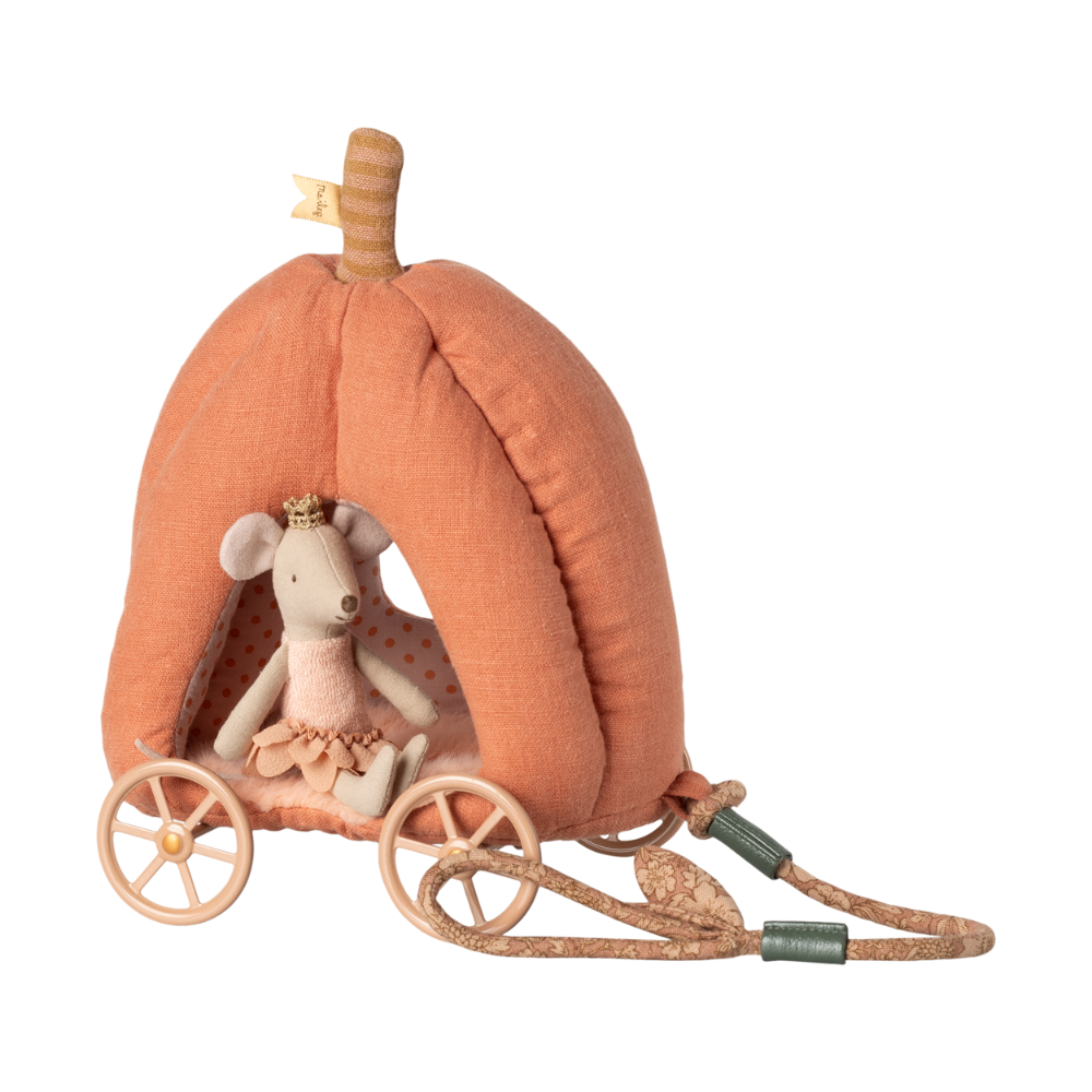 Maileg Pumpkin Carriage Mouse