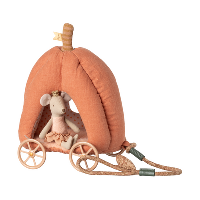Maileg Pumpkin Carriage Mouse
