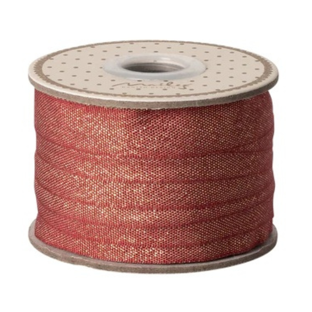 Maileg  Ribbon - Dusty Grape Gold