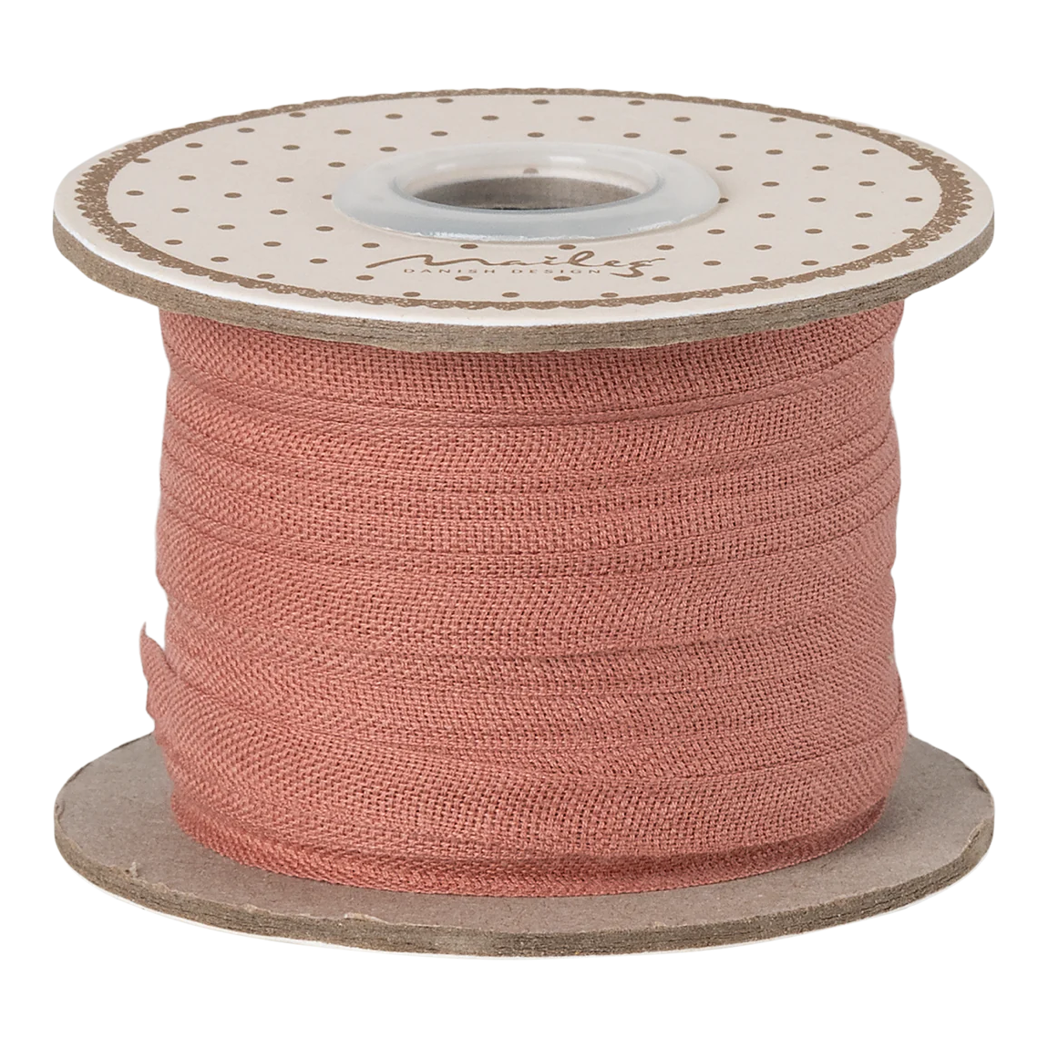 Maileg Ribbon 25mL x 6mmW - Soft Coral