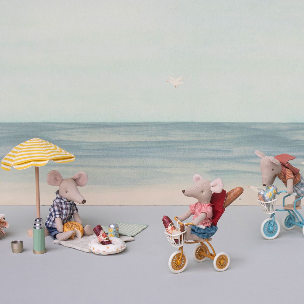 Maileg Tricycle Basket, Mouse