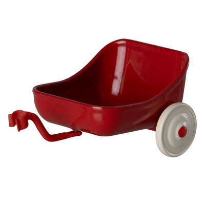 Maileg Tricycle Trailer, Mouse, Red