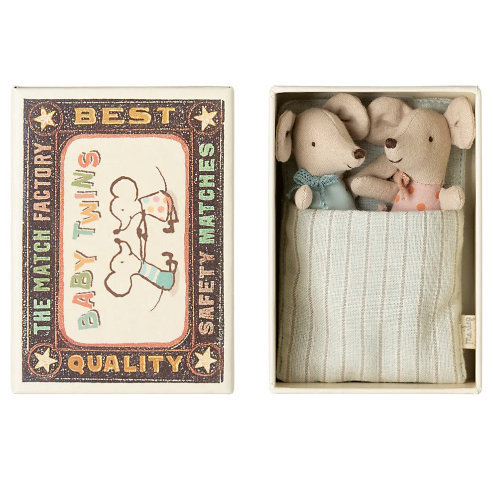 Maileg, Twins Baby Mice, in Matchbox 2025