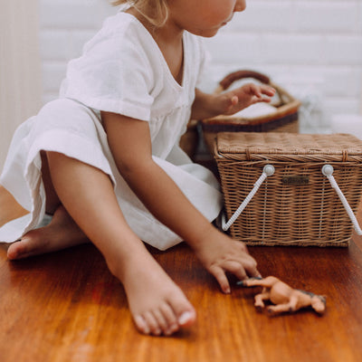 Piki Rattan Basket Natural