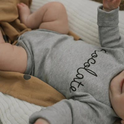 Grey Melange Chocolate Bodysuit