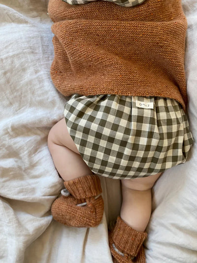 Olive Gingham Bloomers