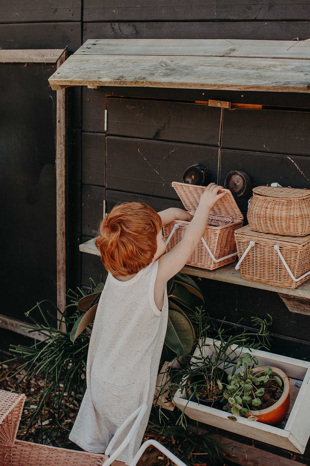 Piki Rattan Basket Natural