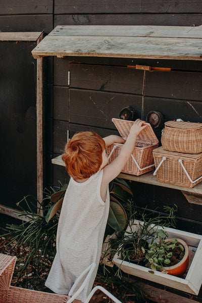 Piki Rattan Basket Natural