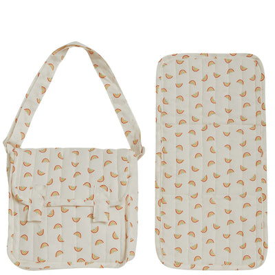 Carrie Convertible Changing Set Rainbow Print