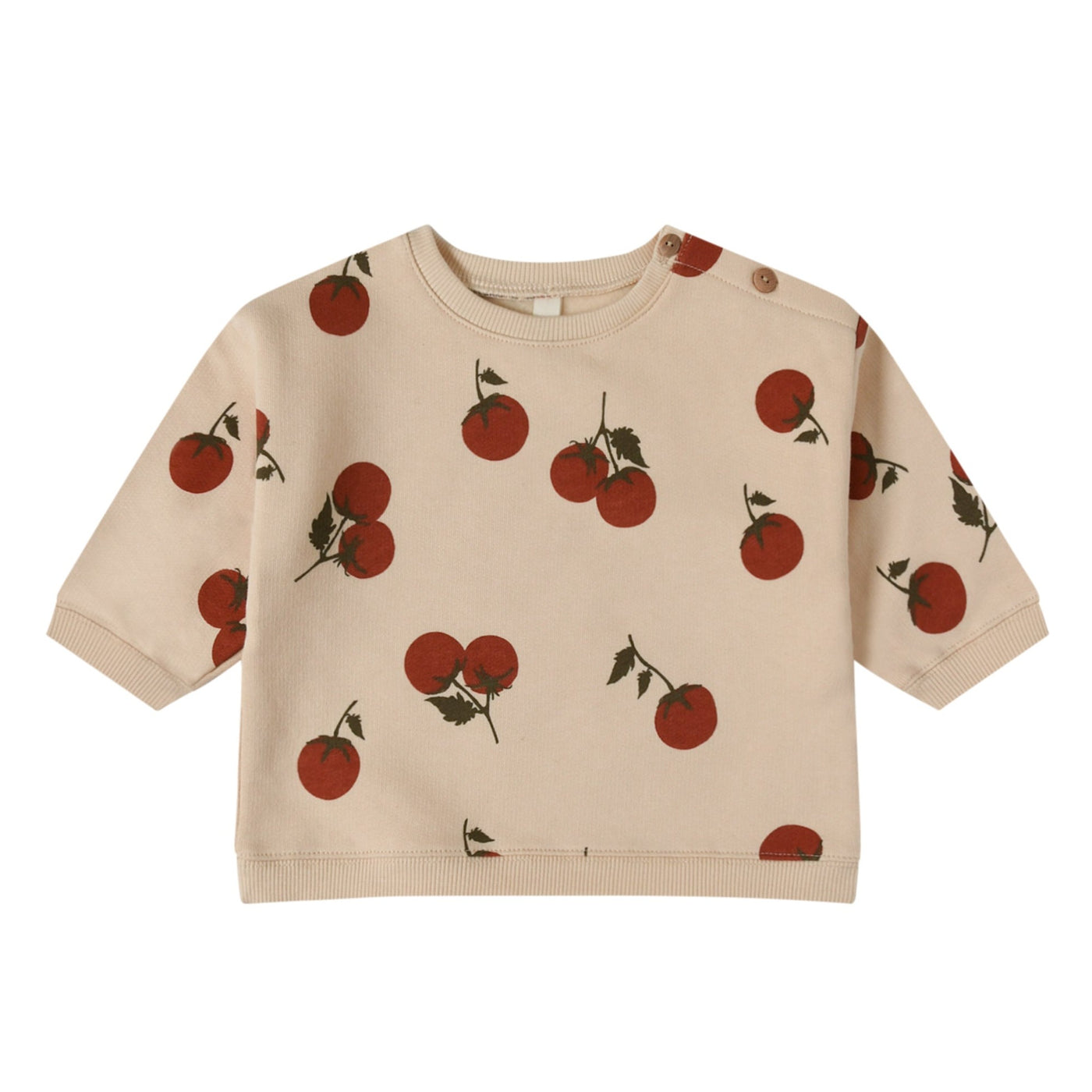 トップス organic zoo Tomato Sweatshirt 3-4y Tomato Sweatshirt – Pudgy Fingers