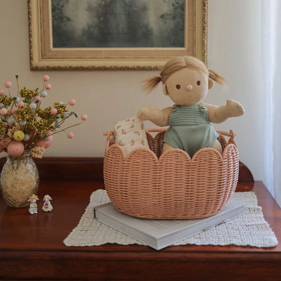 Petal Basket, Seashell Pink