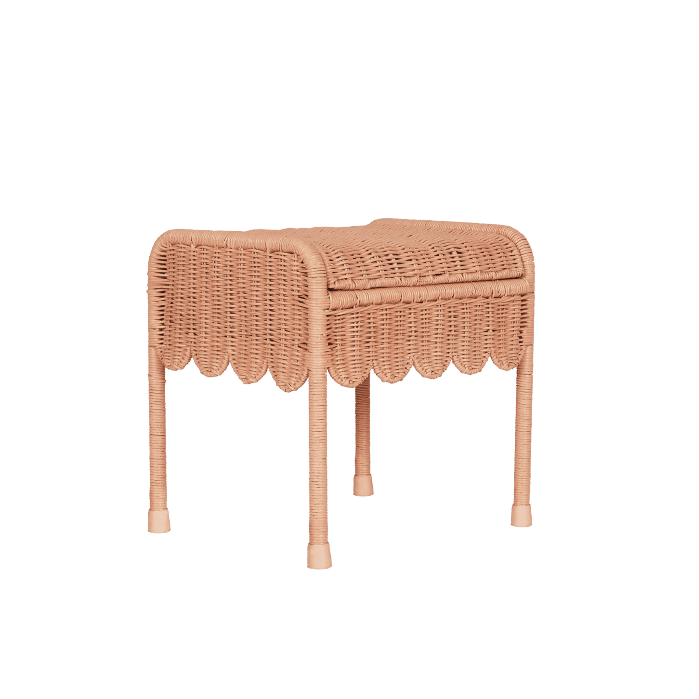 Petal Storie Stool, Seashell Pink