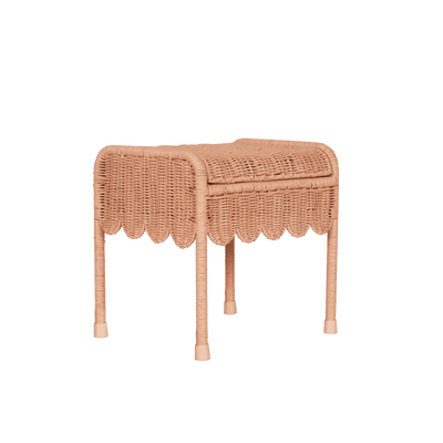Petal Storie Stool, Seashell Pink