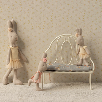 Maileg Vintage Bench Miniature, Off-White