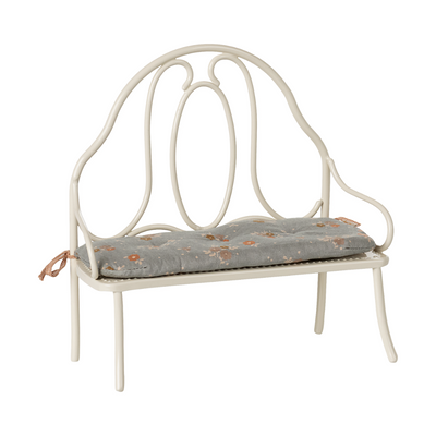 Maileg Vintage Bench Miniature, Off-White