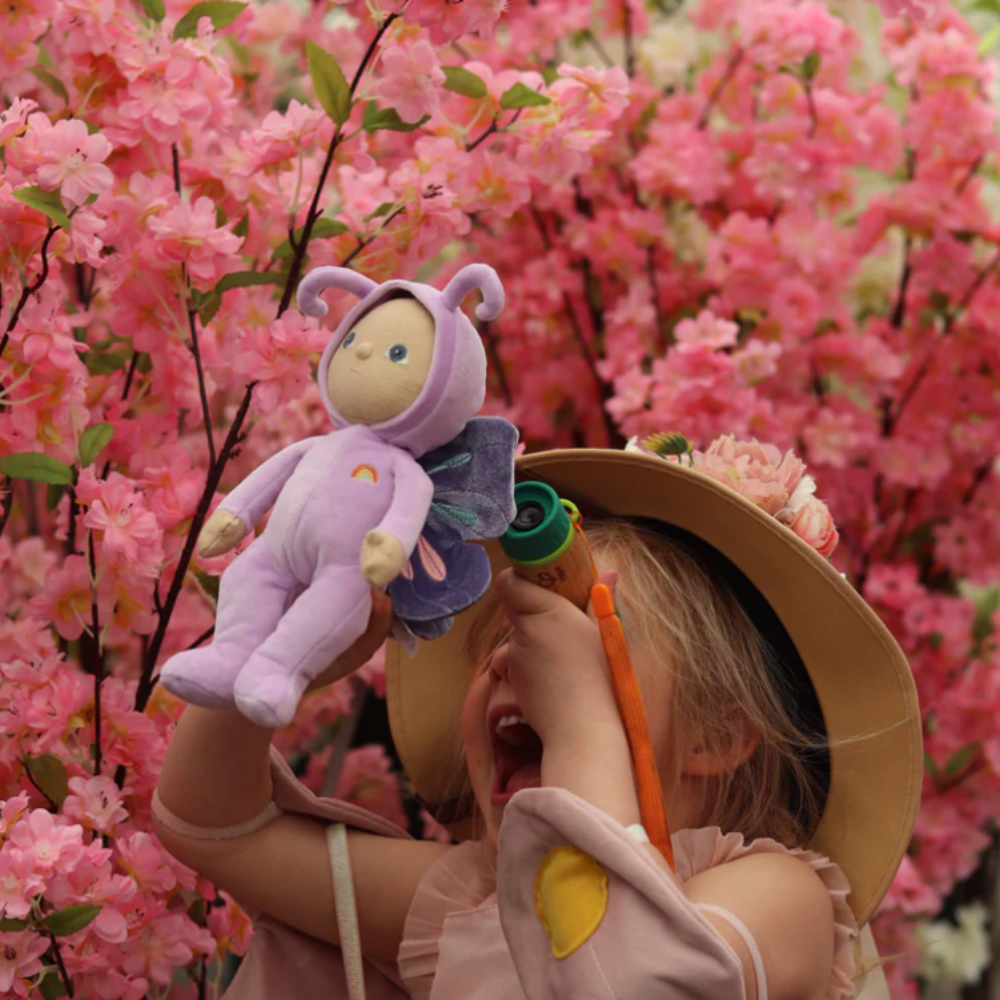 Dinky Dinkum Dolls - Betty Butterfly - Purple Pudgy Fingers