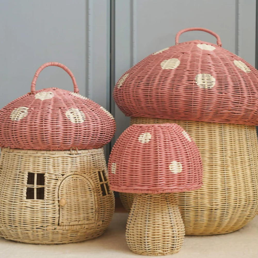 Pudgy Fingers Ollie Ella Toadstool Lamp